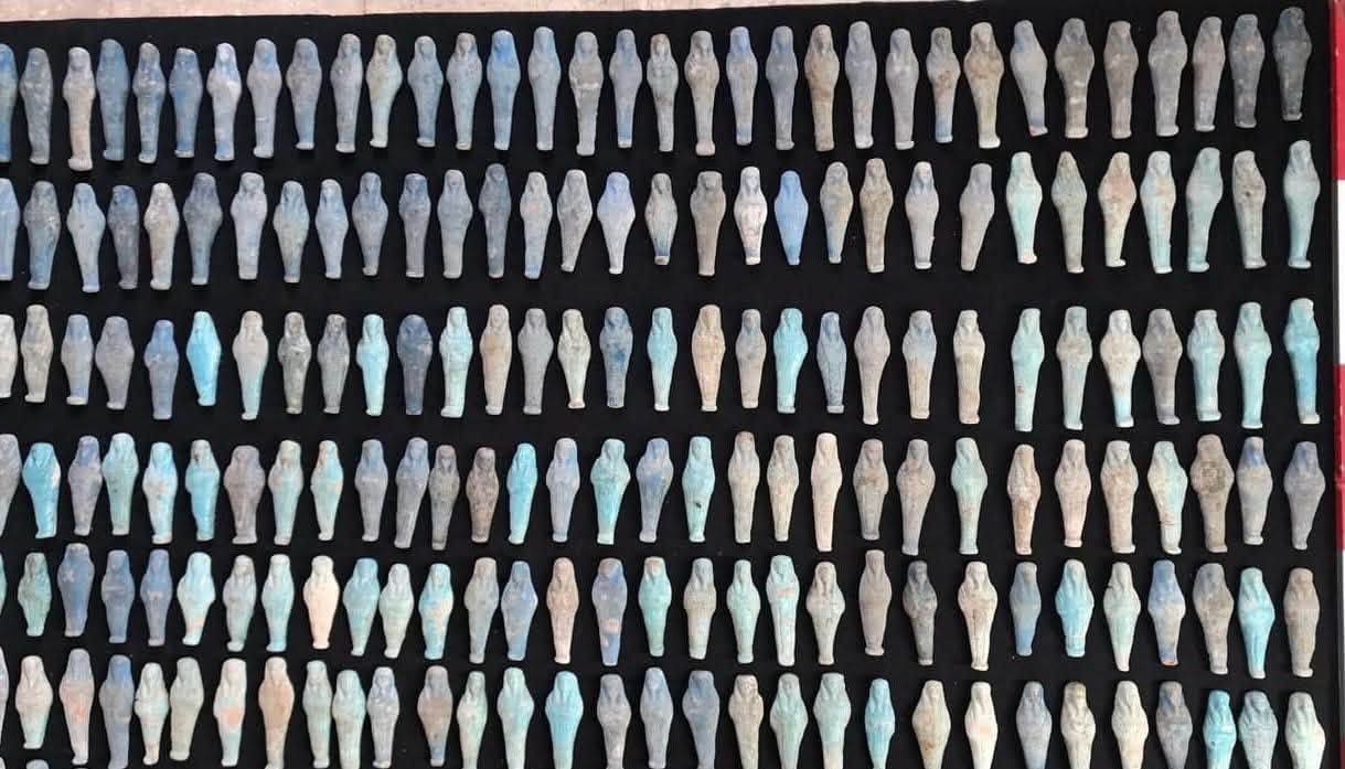 Tomb With 560 Funerary Figurines Found in Egypt’s Nile Delta. Image credit: Ministry of Tourism and Antiquities وزارة السياحة والآثار Tomb With 560 Funerary Figurines Found in Egypt’s Nile Delta. Image credit: Ministry of Tourism and Antiquities وزارة السياحة والآثار