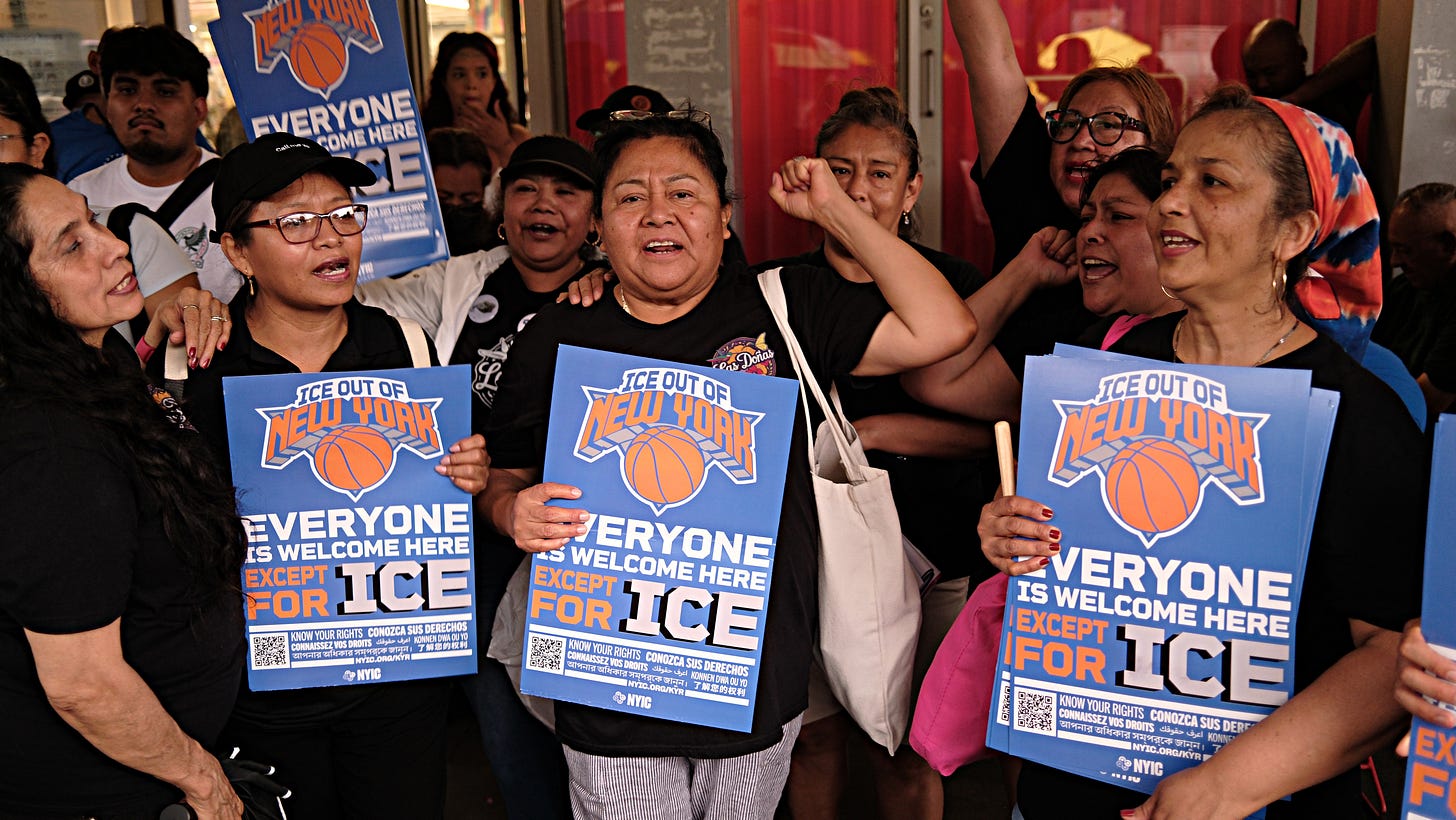 Queens residents rally as ICE enforcement surge across the borough: 'The  people will continue to fight back' – QNS