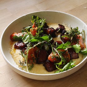 Bacon, Tomato, Polenta 