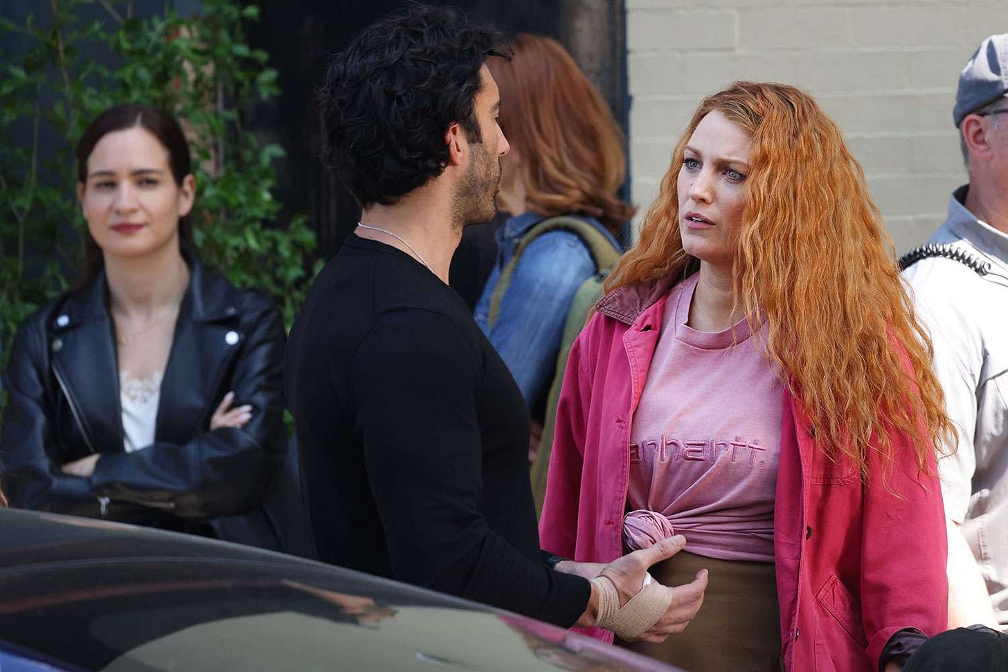 It Ends With Us Set Pictures with Blake Lively and Justin Baldoni