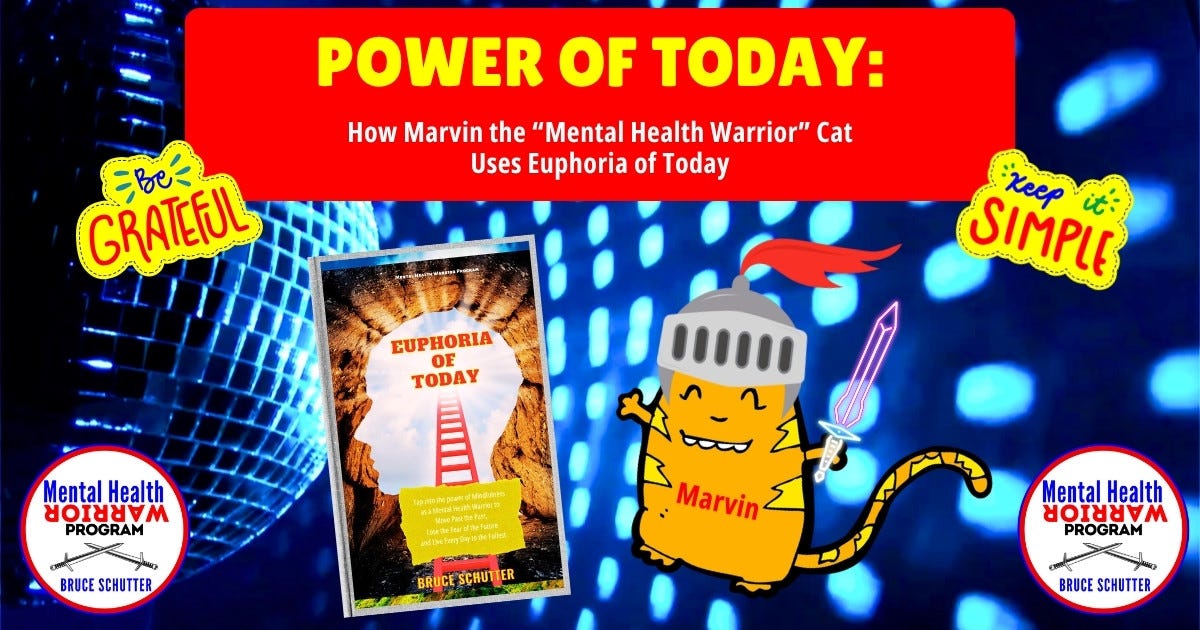 Power of Today: How Marvin the “Mental Health Warrior” Cat Uses Euphoria of Today