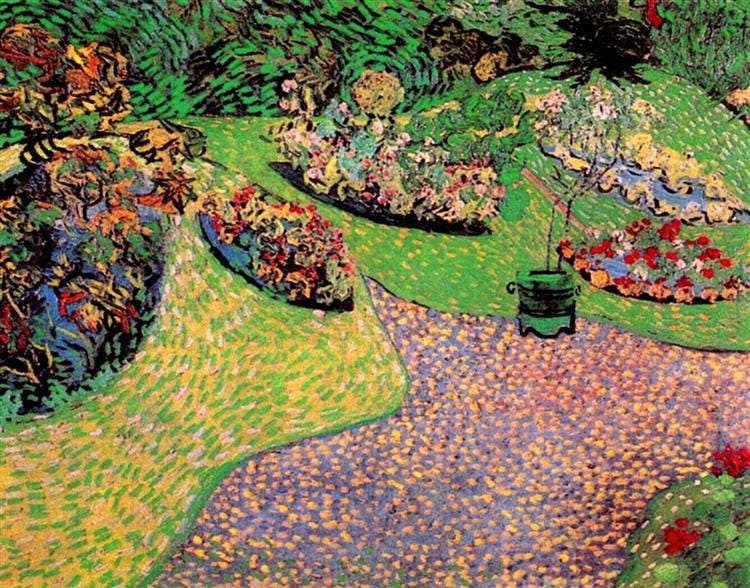 Garden in Auvers, 1890 - Vincent van Gogh - WikiArt.org