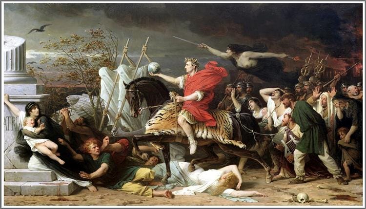 Caesar Crossing the Rubicon, 1875 - Adolphe Yvon - WikiArt.org