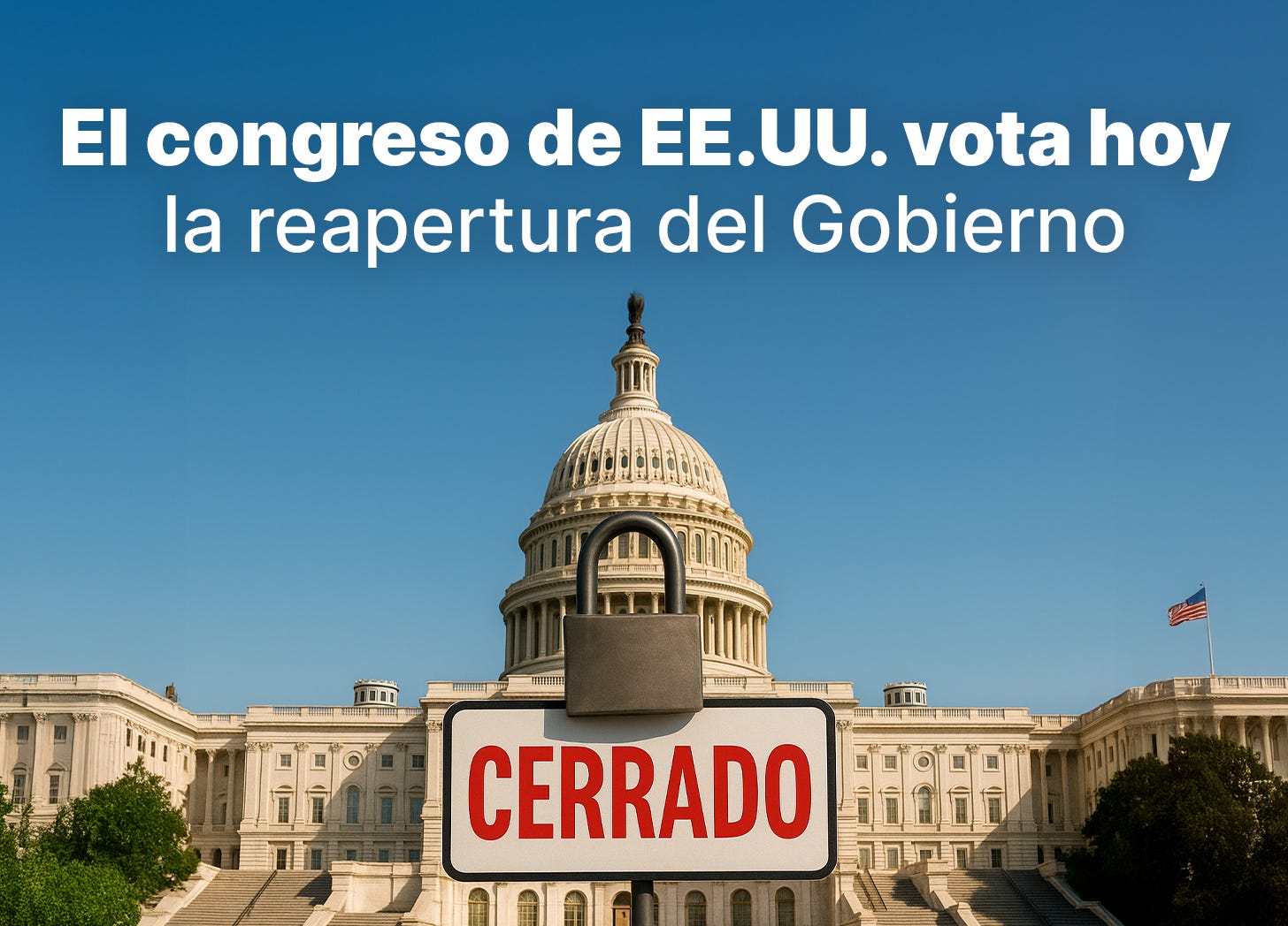 🏛️ EE.UU. define hoy el fin del shutdown más largo de su historia