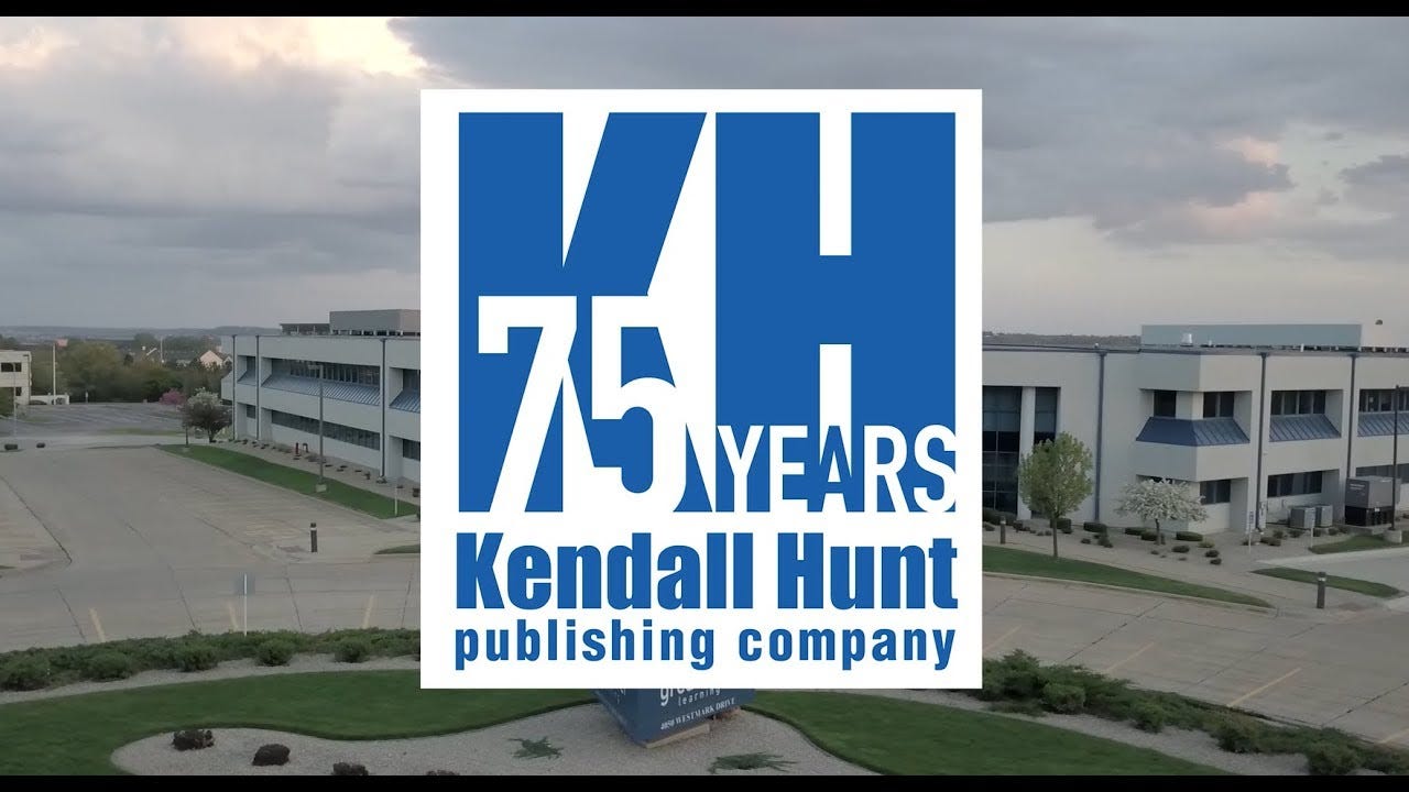 75 Years In The Books | Kendall Hunt Publishing Company