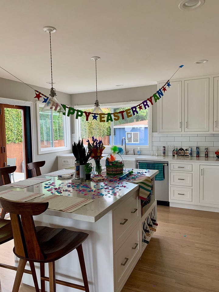 Easter basket 2020 - this was peak early covid & really needed something to lift our spirits