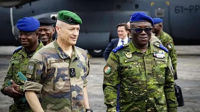 fransk general i afrika