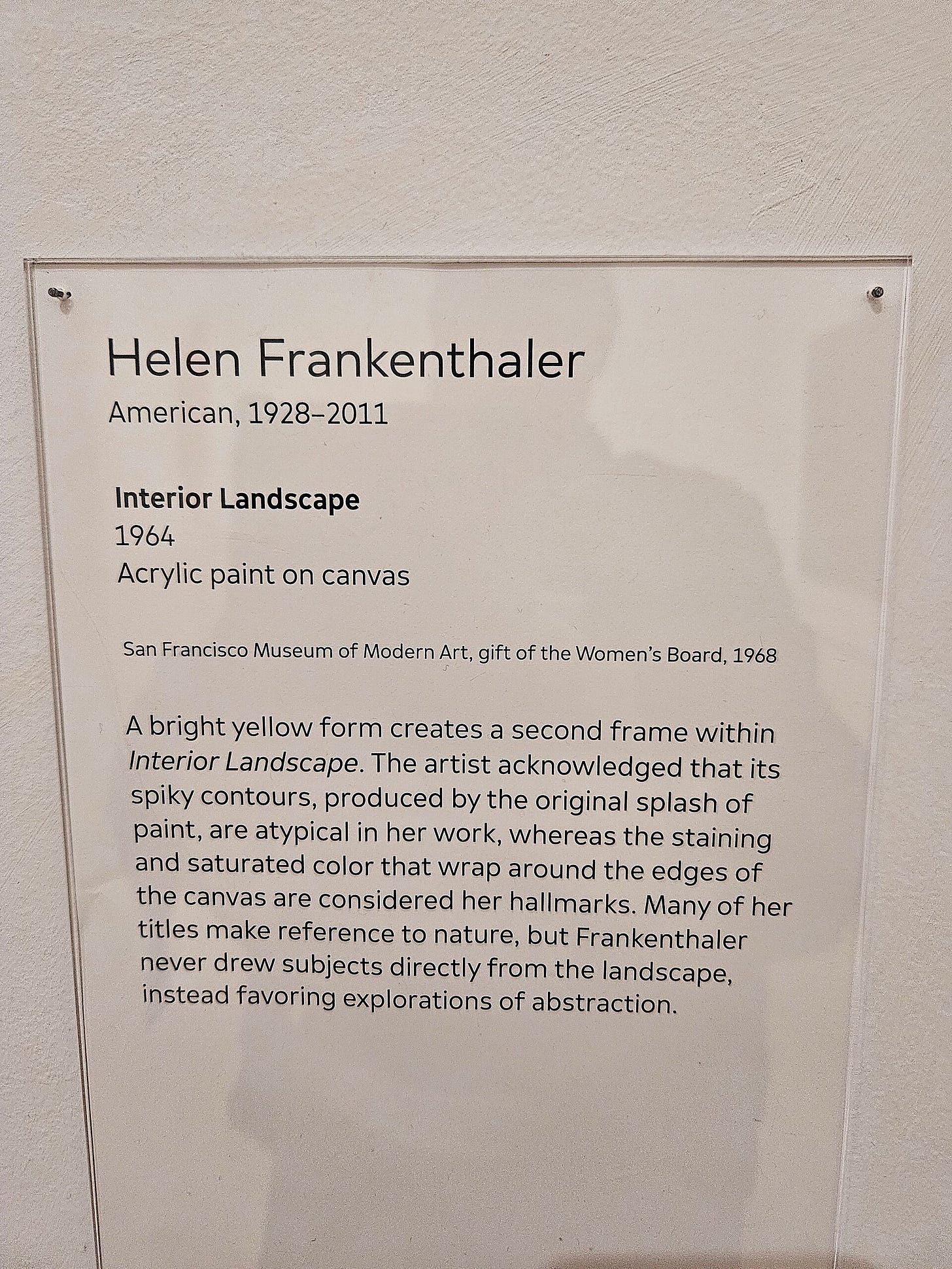 Interior Landscape, 1964, Helen Frankenthaler, Paintings in Interior Landscape, 1964, Helen Frankenthaler, Paintings in
