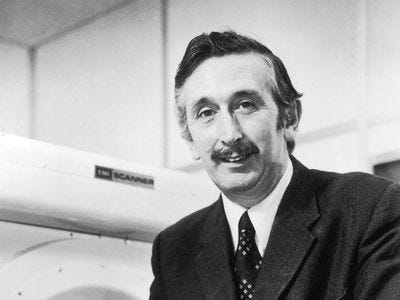 Sir Godfrey Newbold Hounsfield | MRI inventor, X-ray imaging, Nobel Prize |  Britannica