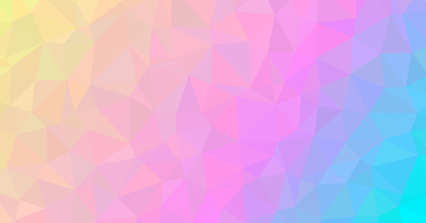 Abstract polygon shapes in pastel colours Abstract polygon shapes in pastel colours
