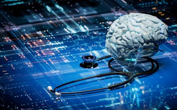 Artificial Intelligence in Healthcare, AI Health, digital healthcare provider Artificial Intelligence in Healthcare, AI Health, digital healthcare provider telemedicine AI stock pictures, royalty-free photos & images