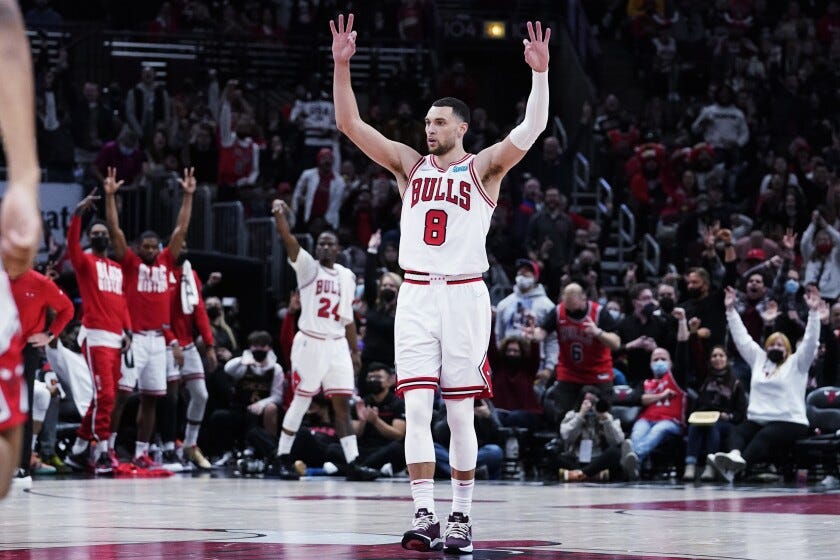 Bulls' LaVine cleared to take part in All-Star festivities - The San Diego  Union-Tribune