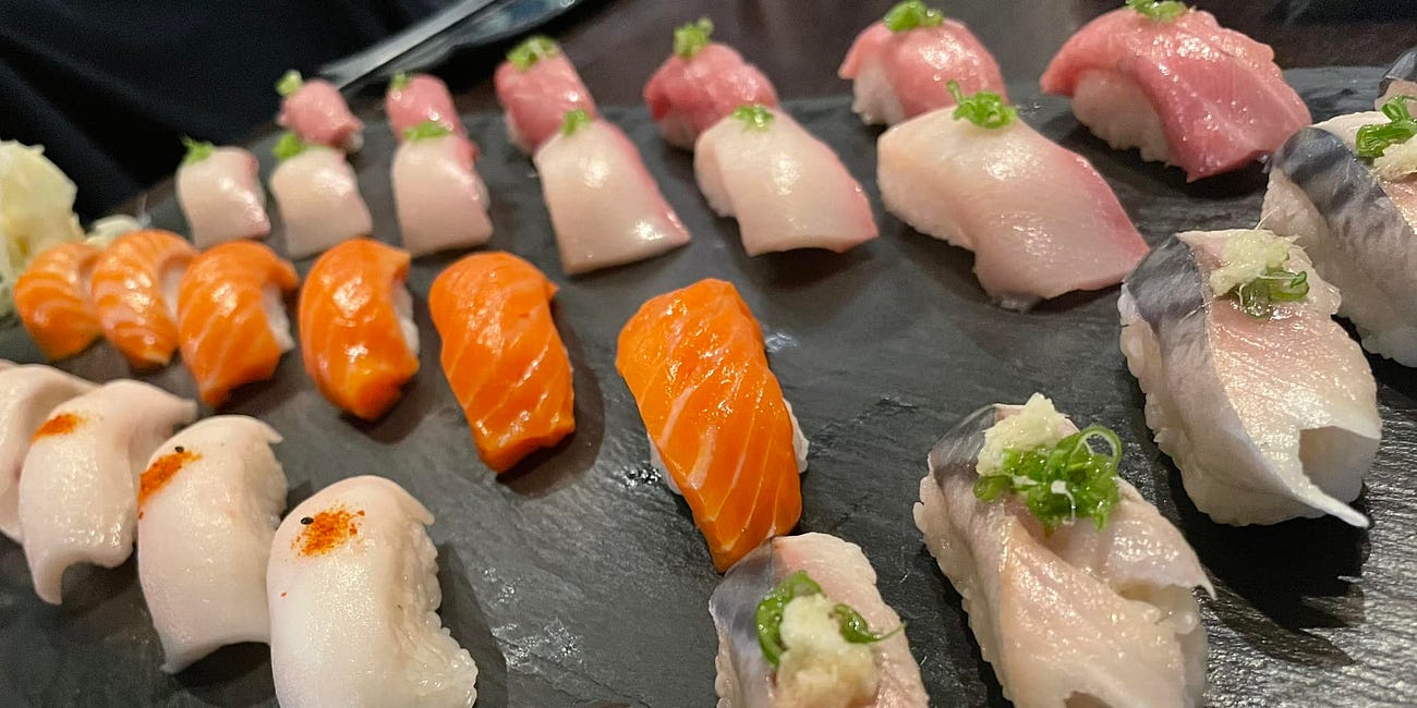 God and sushi: More theo-nerdery