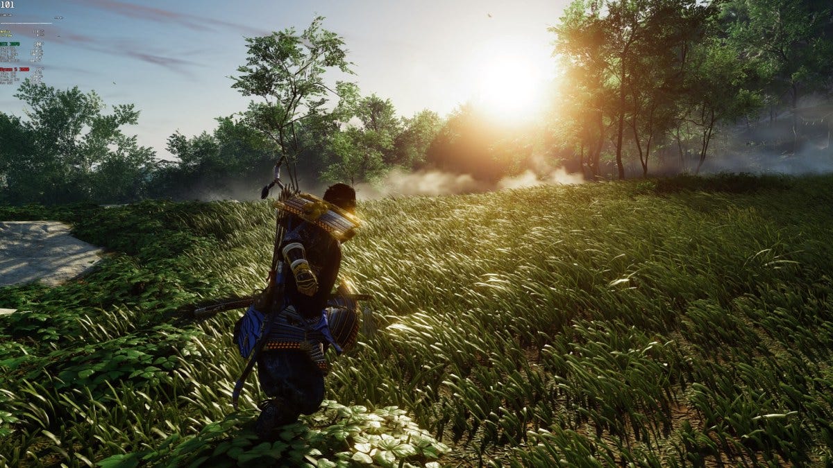 fsr 3 frame generation ghost of tsushima