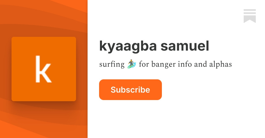 kyaagba samuel | Substack