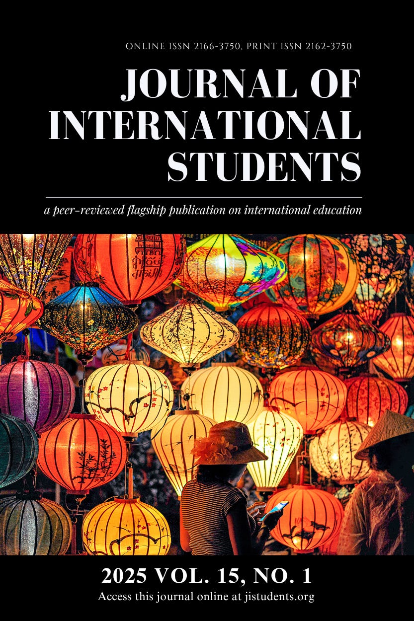 Vol. 15 No. 1 (2025): Journal of International Students