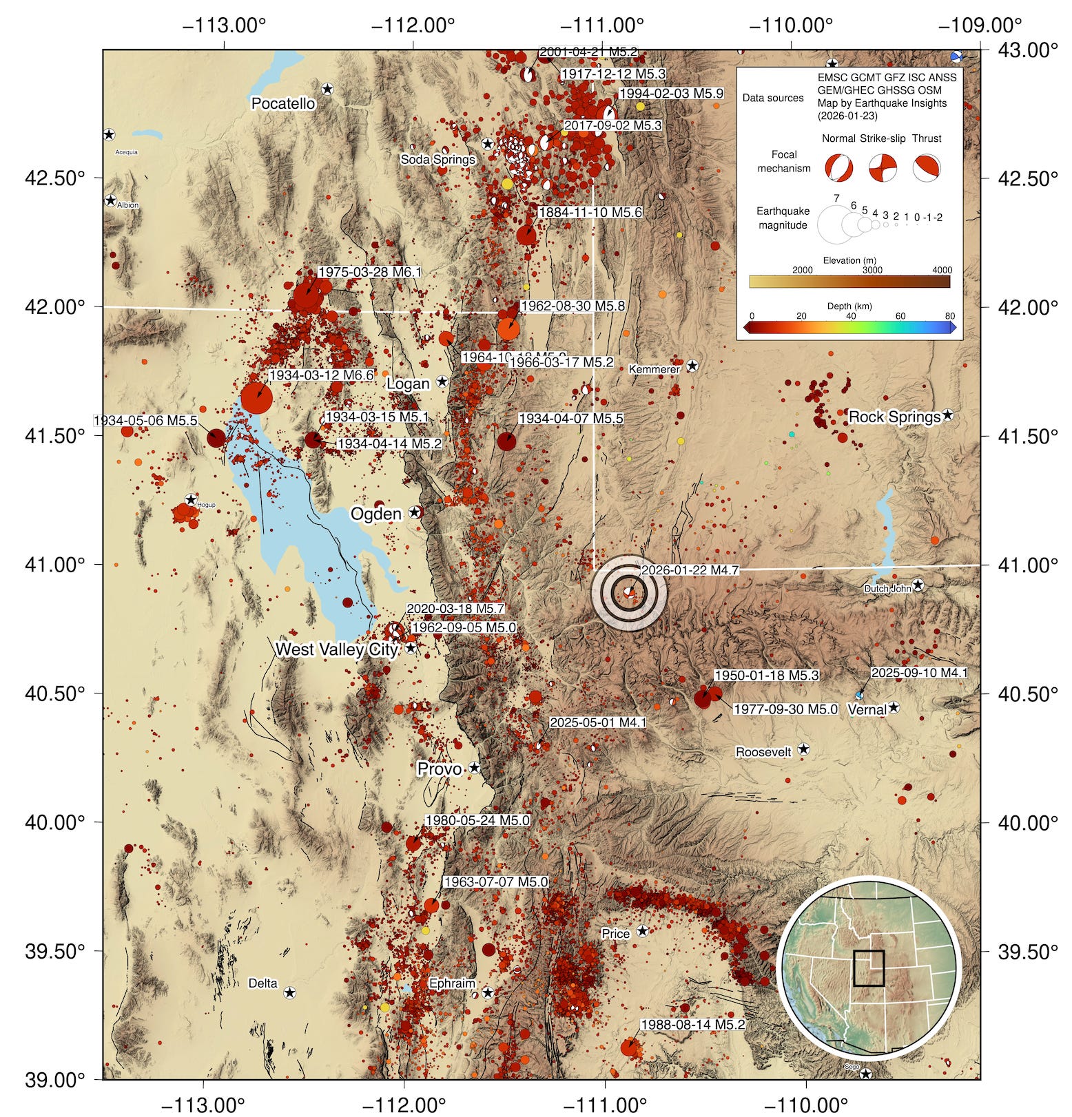 M4.7 Quake Shakes Salt Lake City, Utah