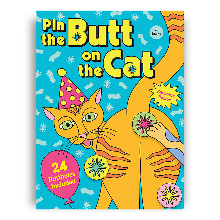 Pin the Butt on the Cat and Cat Balls, by Val Brains