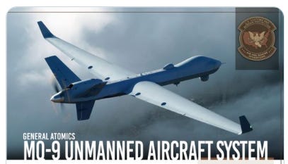 The “Smart Wall” camera towers and ground sensors would be backed up by DHS surveillance drones 