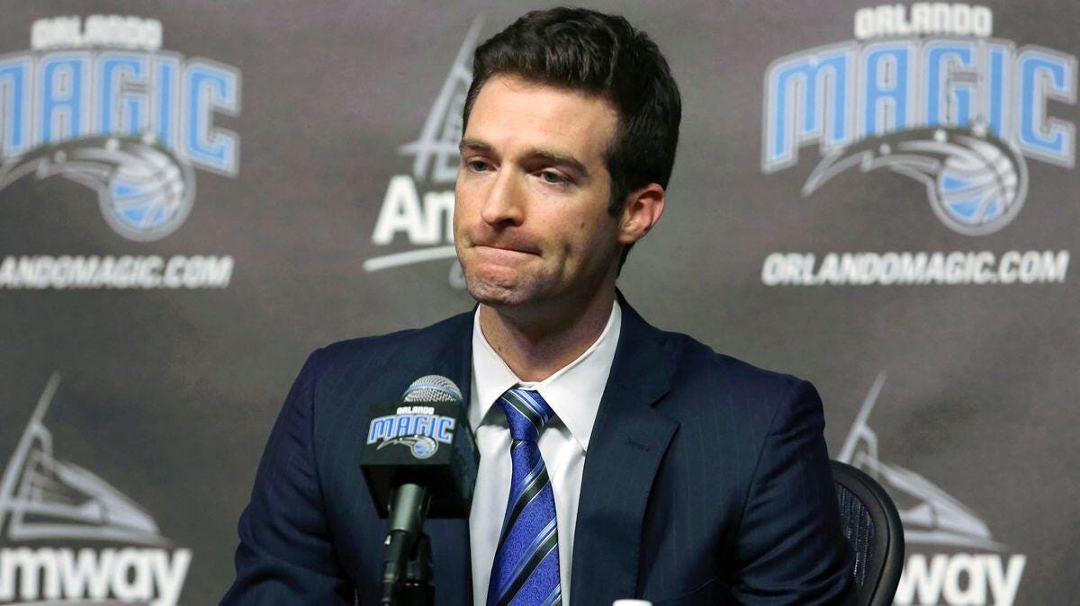NBA: Magic fire GM after five years - Los Angeles Times NBA: Magic fire GM after five years - Los Angeles Times