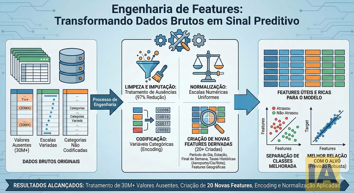 Engenharia de Features: Transformação de Dados Brutos em Sinal Preditivo Engenharia de Features: Transformação de Dados Brutos em Sinal Preditivo
