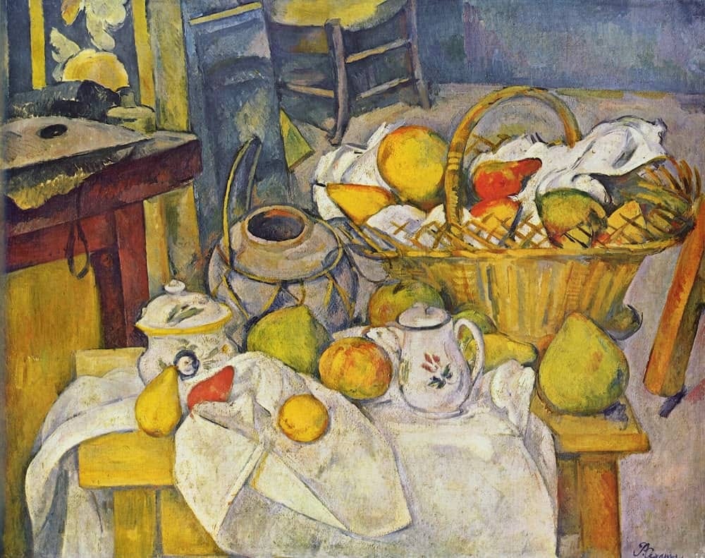 Kitchen Table, 1888-90 by Paul Cezanne Kitchen Table, 1888-90 by Paul Cezanne