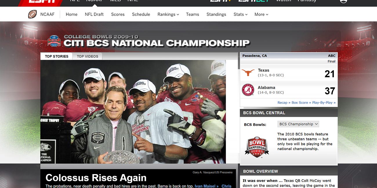 Tutorial: How To Get College Football Play By Play Data From Before 2010