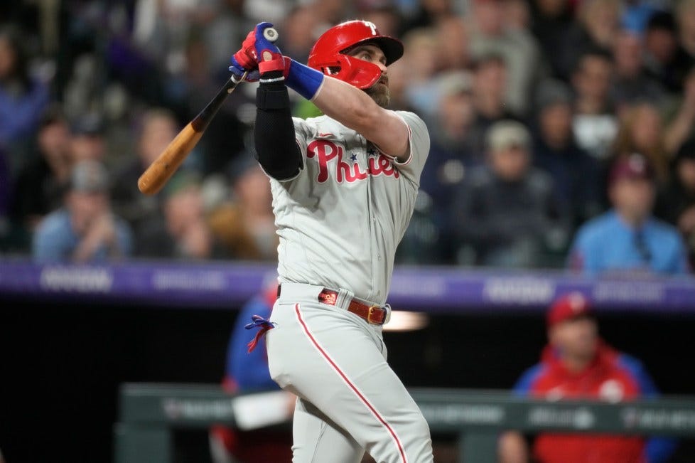 Bryce Harper bomb, strong bullpen lead Phillies past Rockies for fifth straight win – Trentonian Bryce Harper bomb, strong bullpen lead Phillies past Rockies for fifth straight win – Trentonian