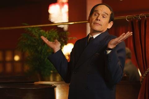 Ethan Hawke as Lorenz Hart in "Blue Moon"