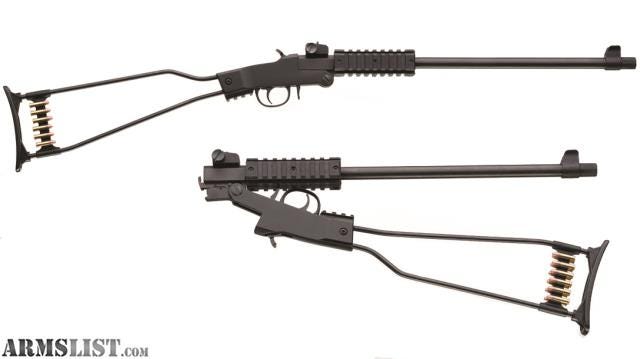 ARMSLIST - For Sale: .22 Magnum foldable survival rifle .22wmr