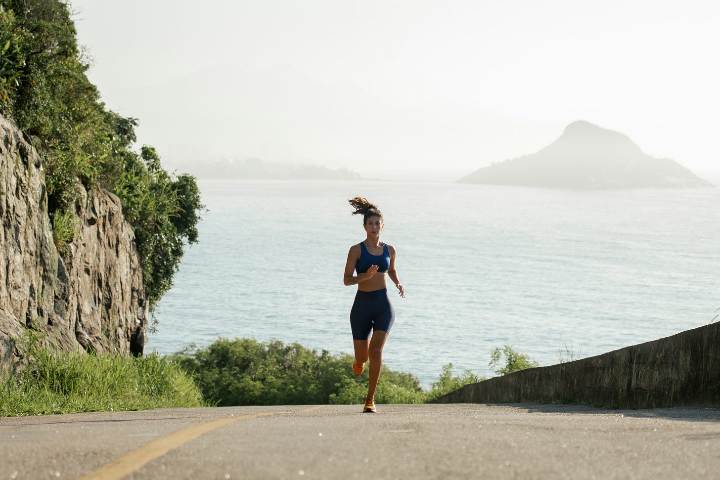 image of a woman running image of a woman running