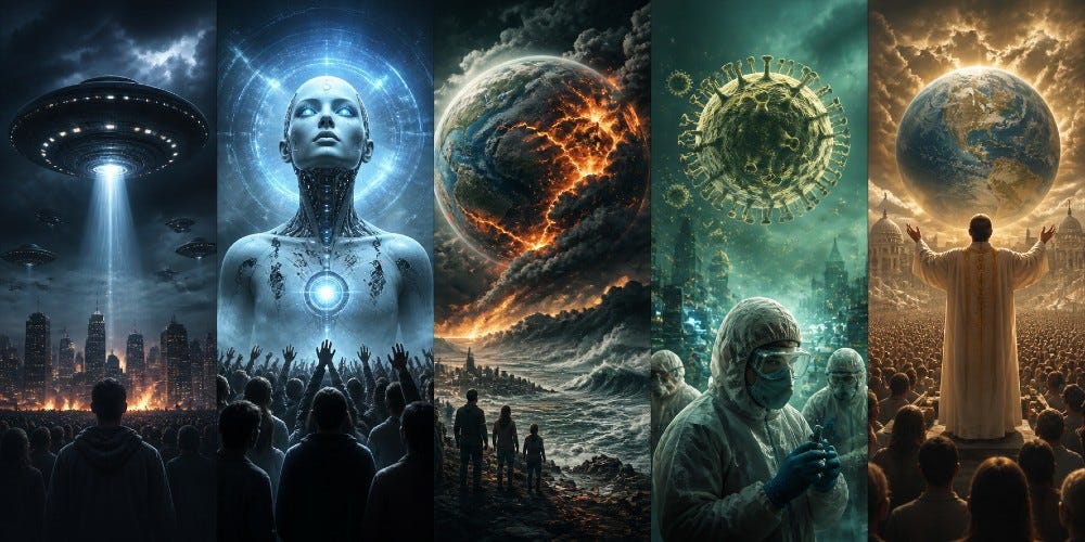 Five Apocalypses, One Author: How the World Manufactures End Times to Bury the Real One