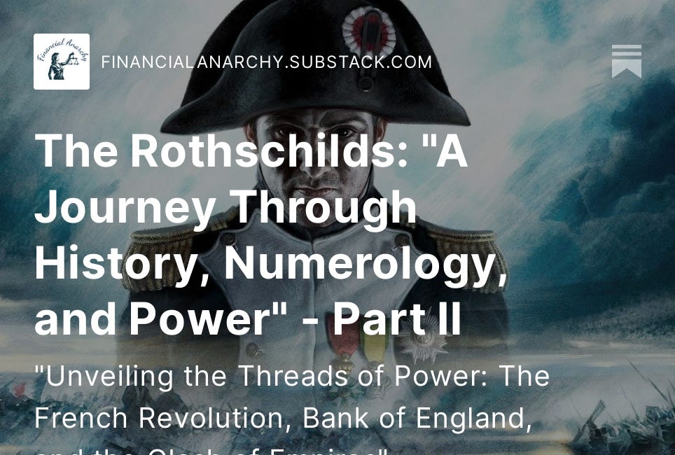 The Rothschilds: "A Journey Through History, Numerology, and Power" - Part II