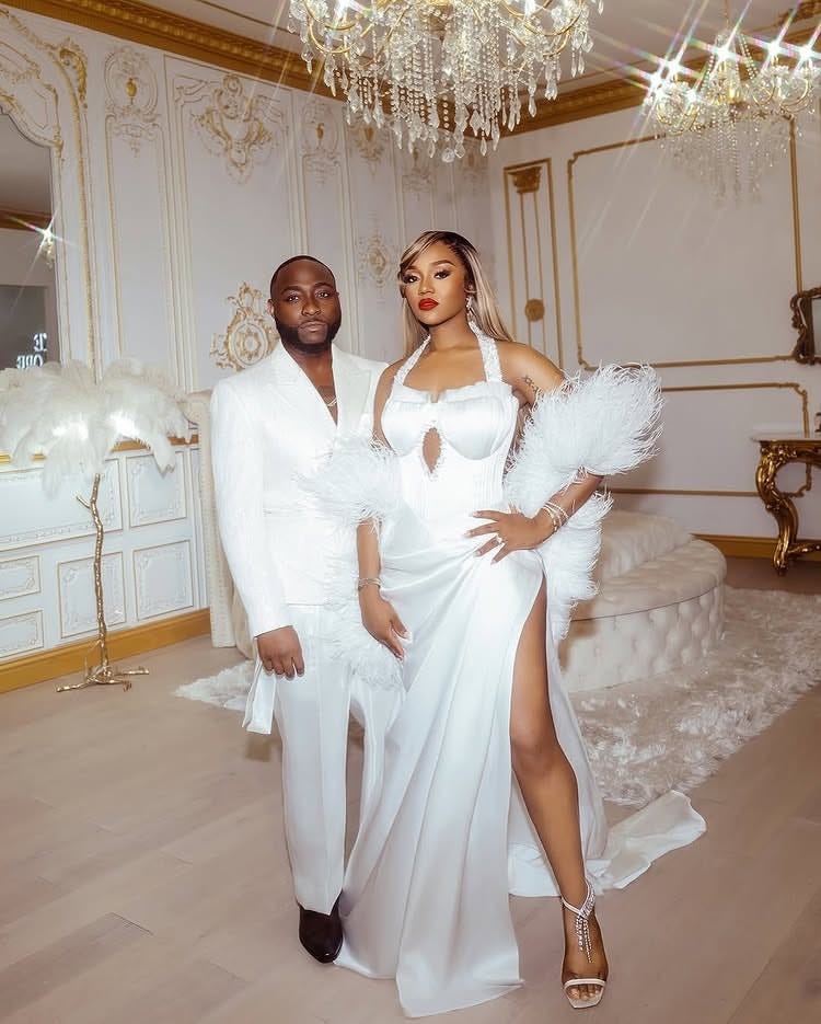 who designed chioma wedding dress Chioma and Davido Wedding: Fashion Review