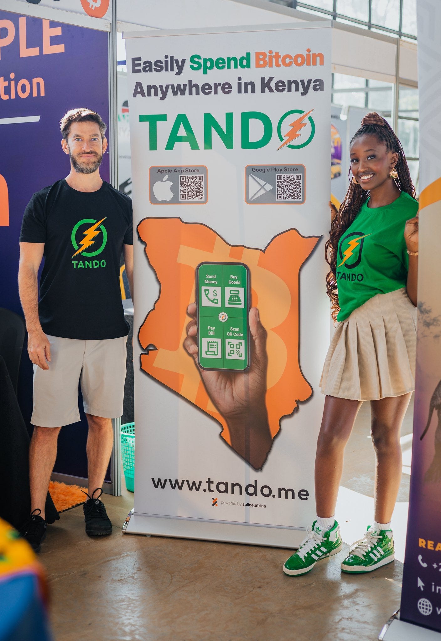 Tando co-founders Jason and Sabrina