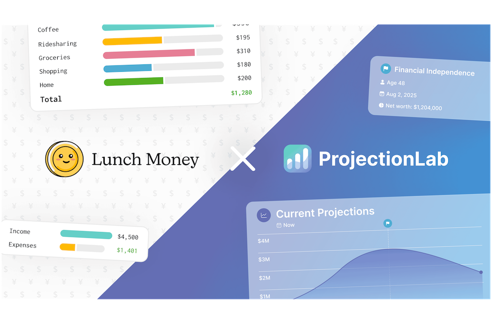 Lunch Money and ProjectionLab Partnership Lunch Money and ProjectionLab Partnership