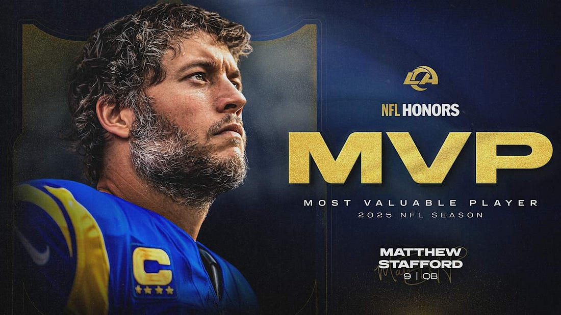 Matthew Stafford wins AP 2025 NFL MVP Matthew Stafford wins AP 2025 NFL MVP