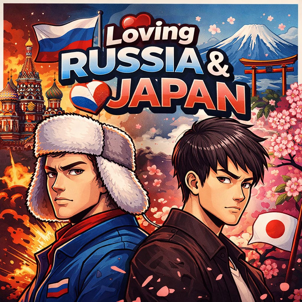 Loving Russia and Japan