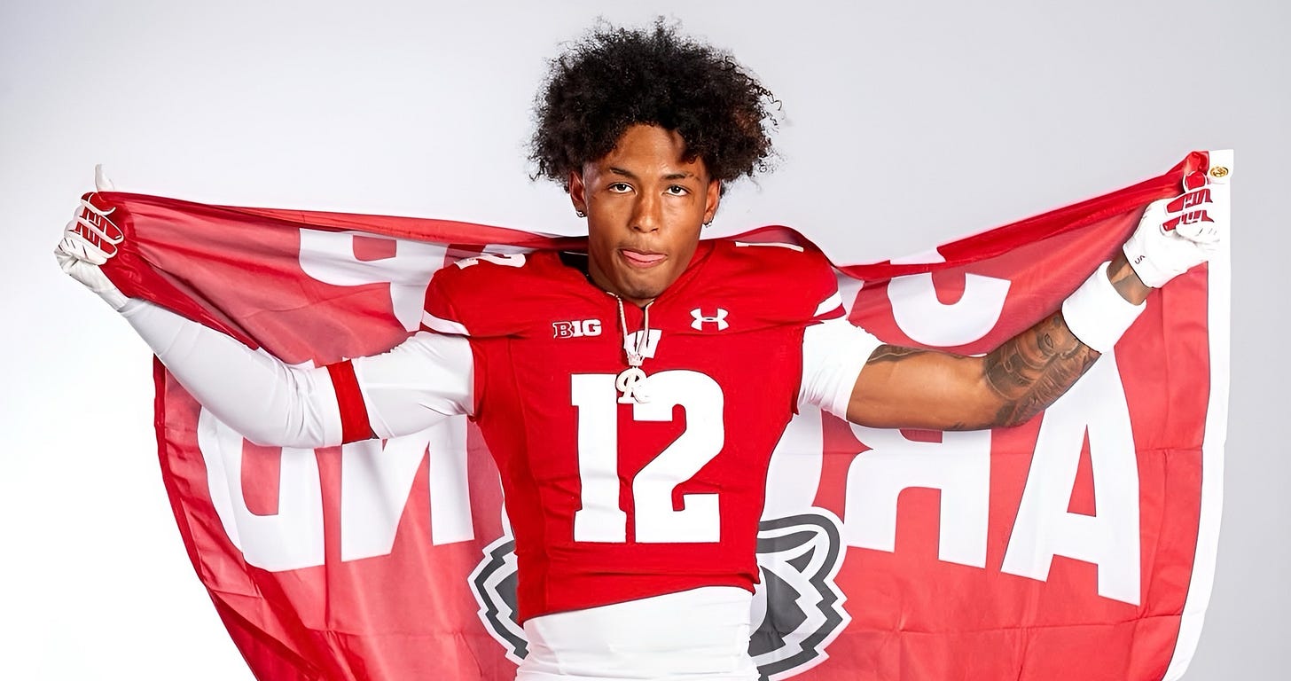 Wisconsin defensive back commit Royalton Allen.