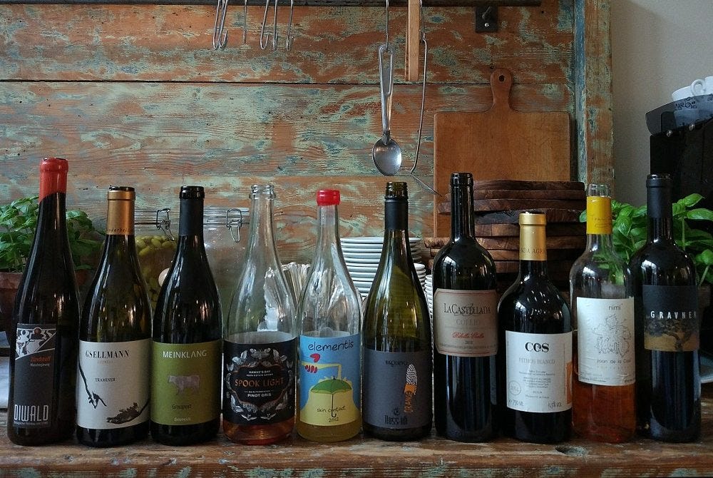 Cafe de Klepel - Orange wine tasting, July 2nd 2017