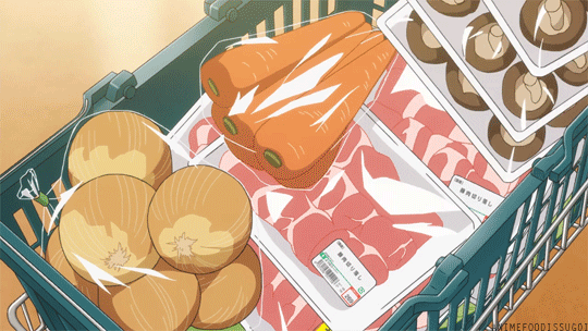 anime food | Anime, Hình gif, Nhật ký nghệ thuật