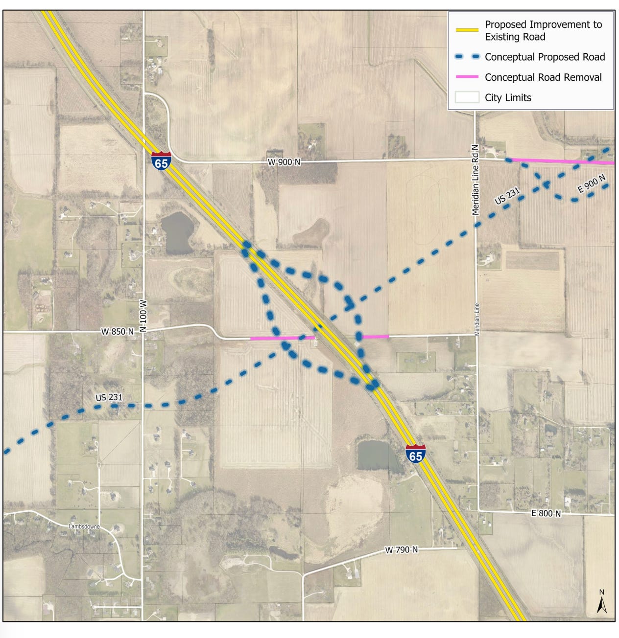 More direct route of U.S. 231 to I-65 gets a fresh look