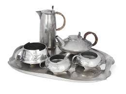 Knox's Tudric and Cymric designs covered jewellery though to clocks, jugs and other homeware items