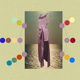 Playing with color: one dress, five weddings