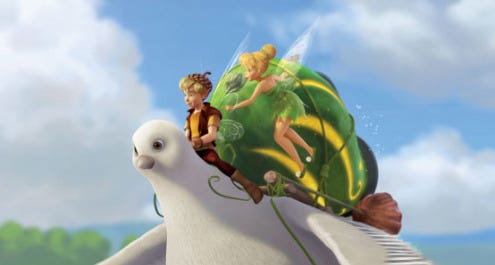 Tinker bell inside