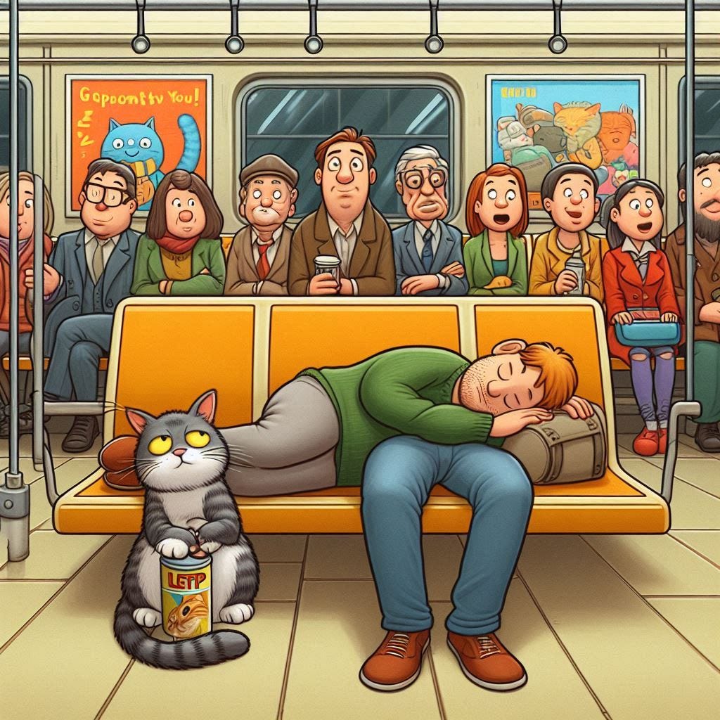 don't sleep in the subway darling