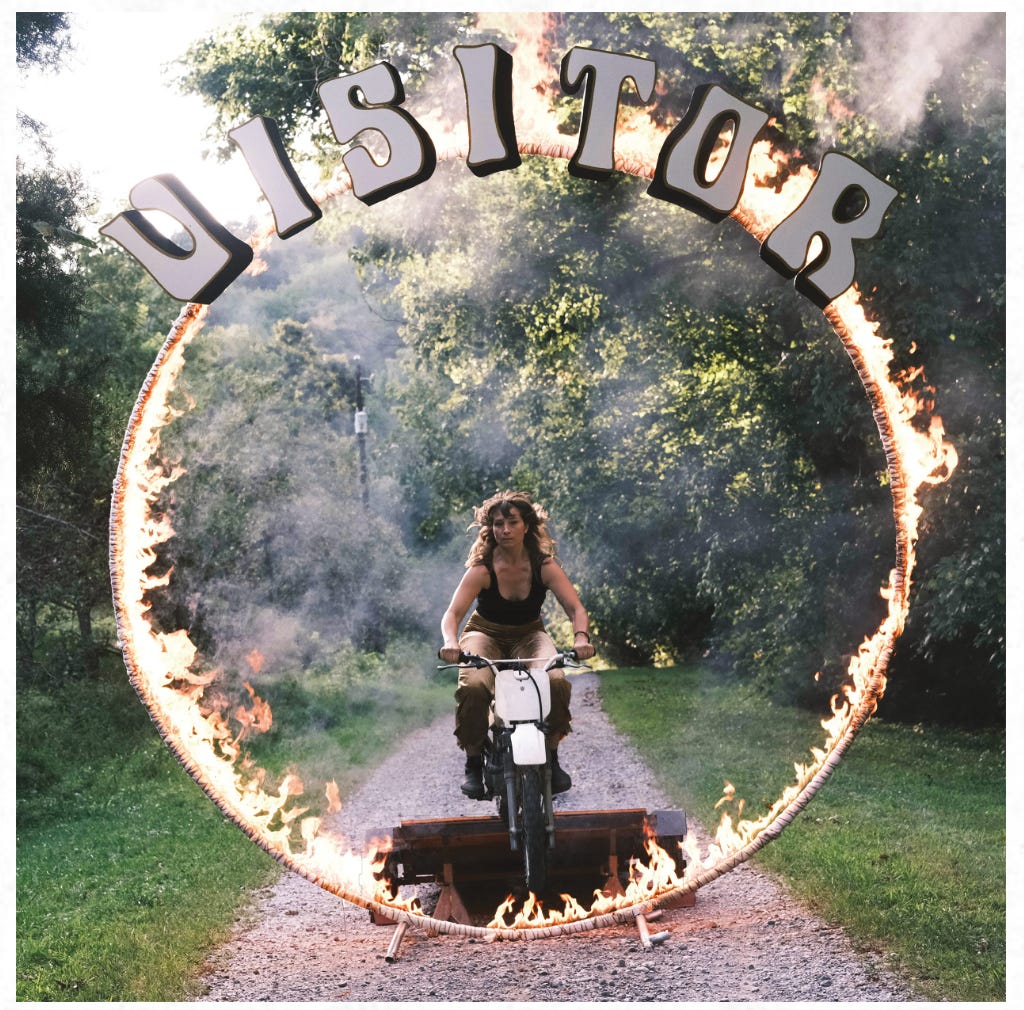Annie Williams: Jump your motorcycle through a ring of fire and