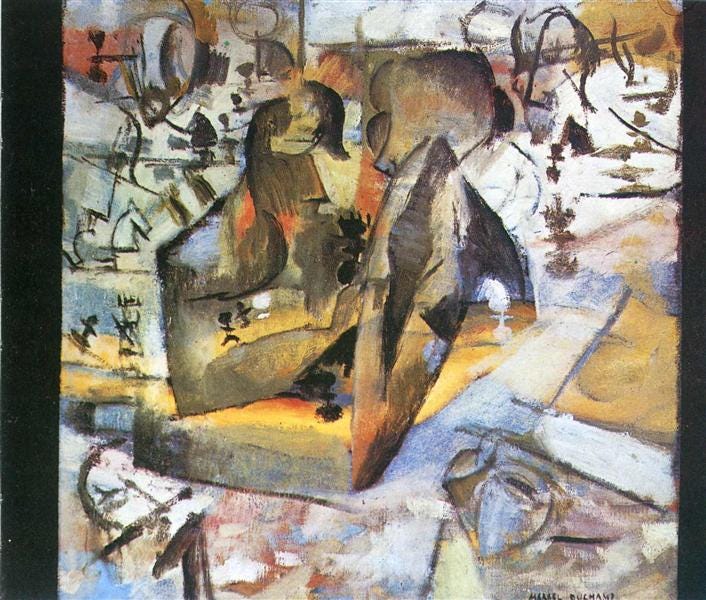 The Chess Players, 1911 - Marcel Duchamp
