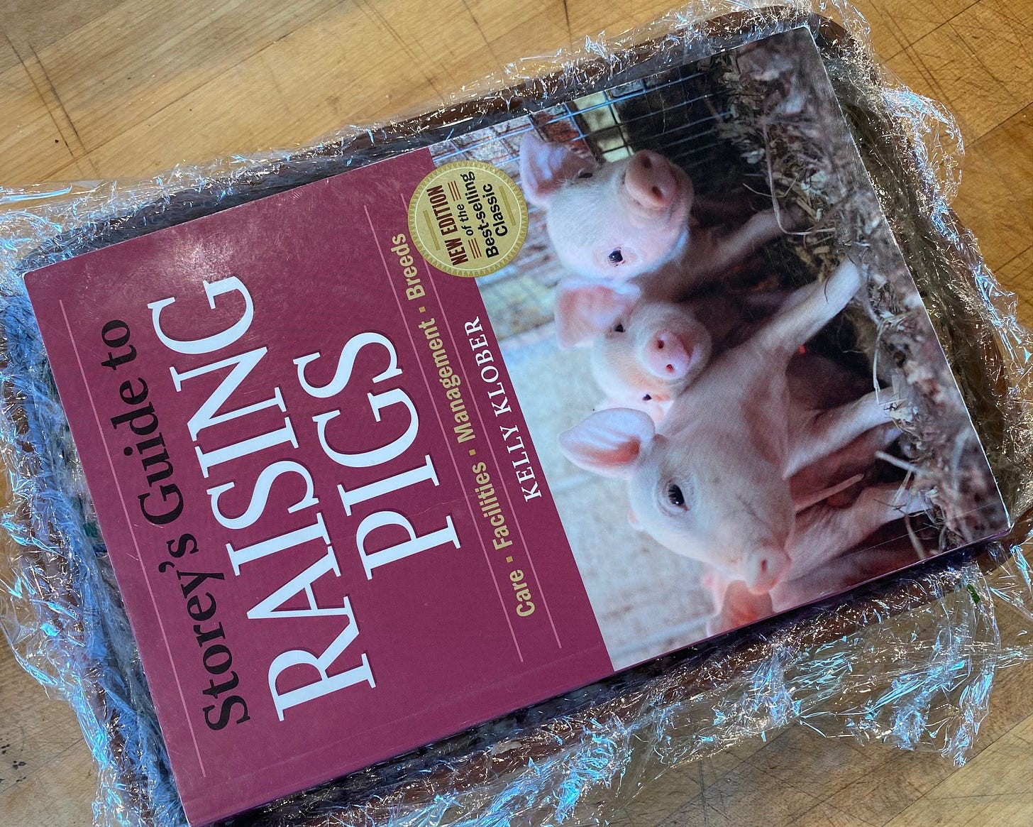 Pressing into the mold with a book fit to purpose.