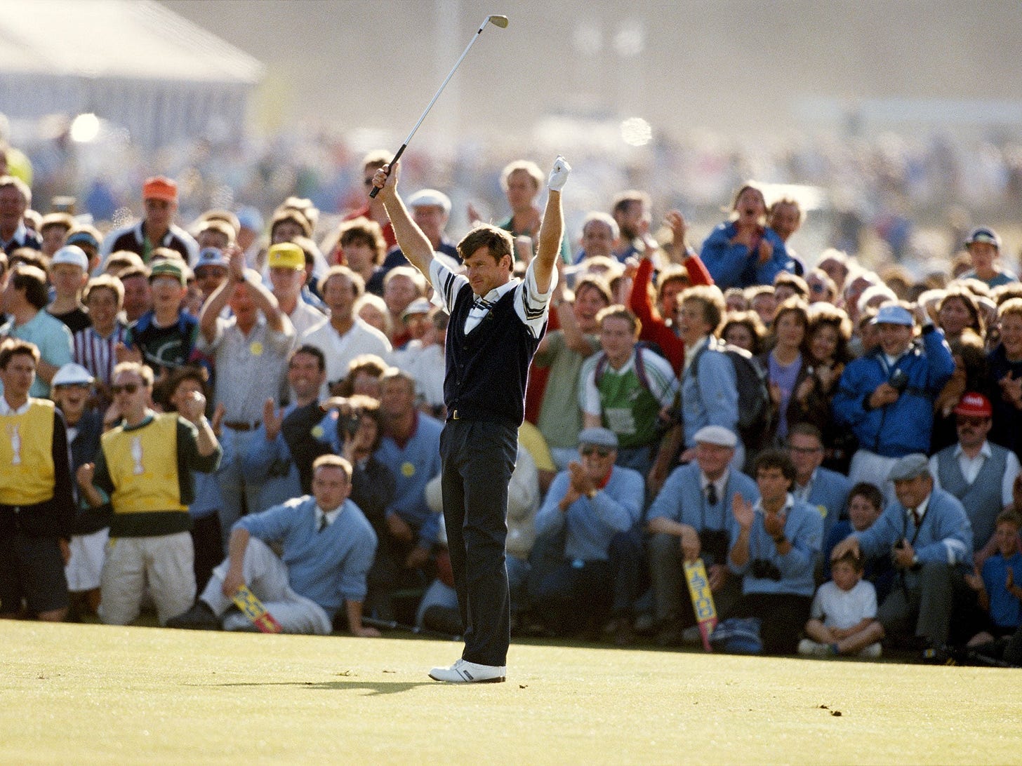 Nick Faldo wins The Open in 1990 Nick Faldo wins The Open in 1990